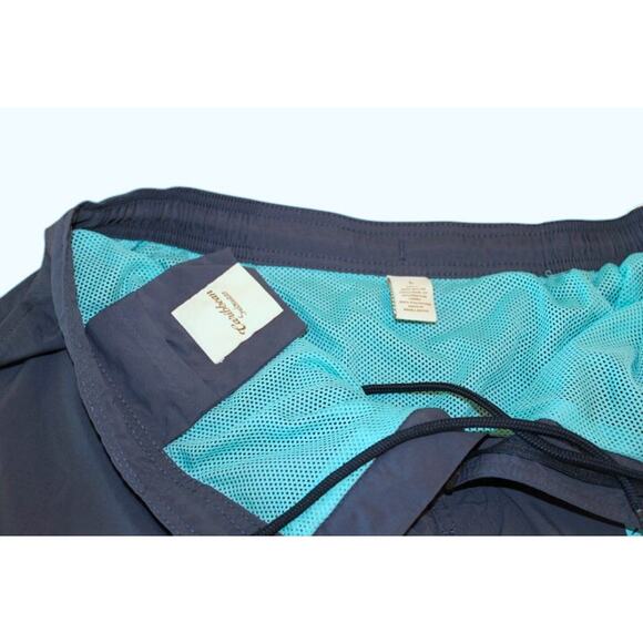 Caribbean Swimwear Men Bathing Suit Large Dark Blue Colorful Anime Koi Print NWT - Picture 6 of 9